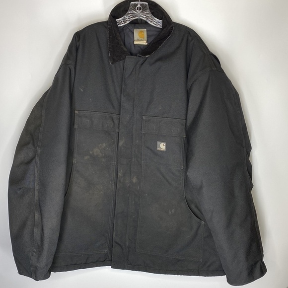 Carhartt C55 BLK Arctic Quilt Lined Yukon Jacket Black Size 3XL - Picture 1 of 8